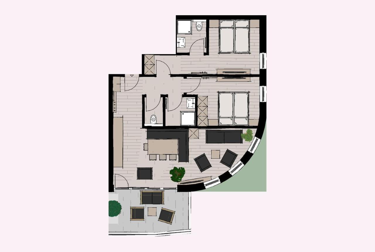 Gabriela Appartements Зерфаус Екстериор снимка